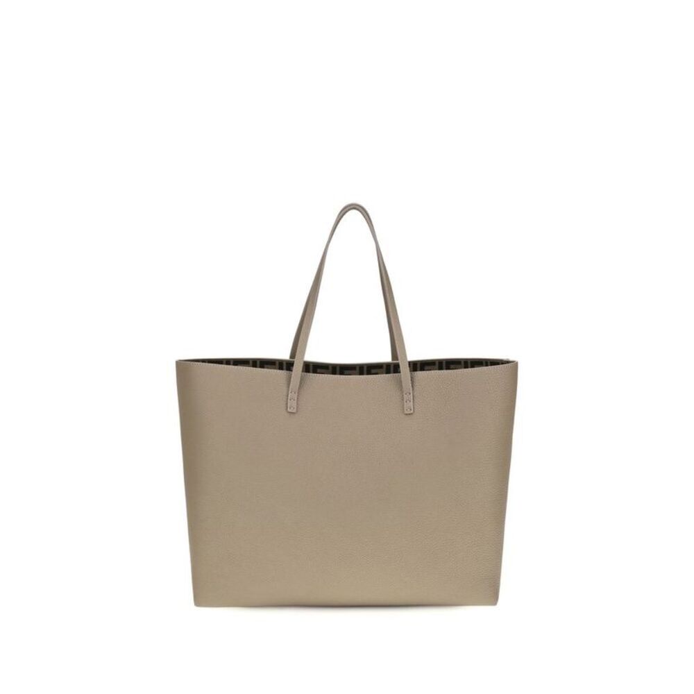 Fendi Beige Calf Leather Bos Taurus Shoulder Women's Bag